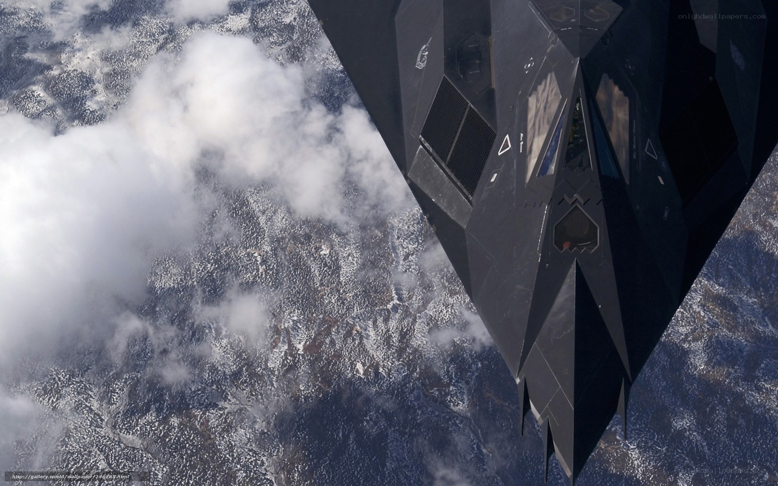 F-117 Nighthawk in flight