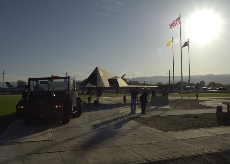 F-117 Nighthawk on display