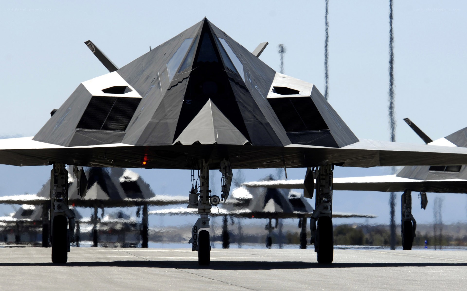 F-117 Nighthawk on tarmac