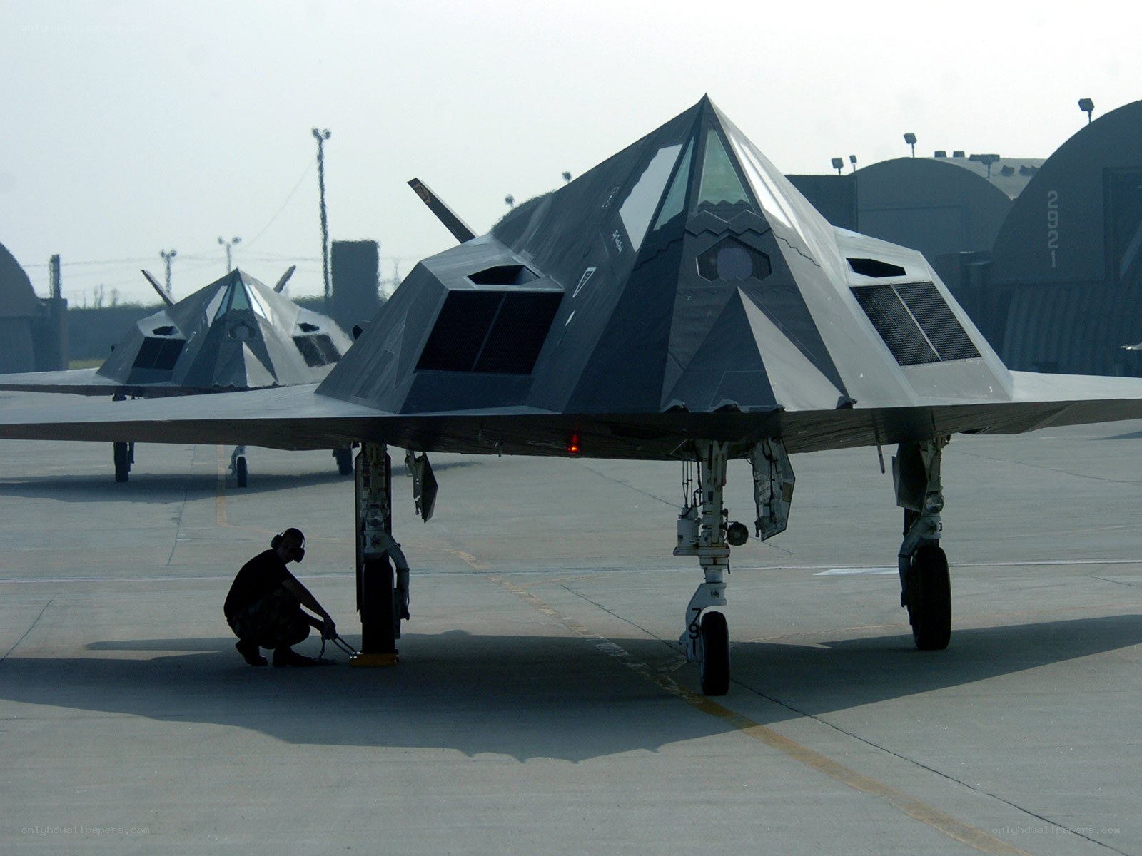 F-117 Nighthawk on tarmac