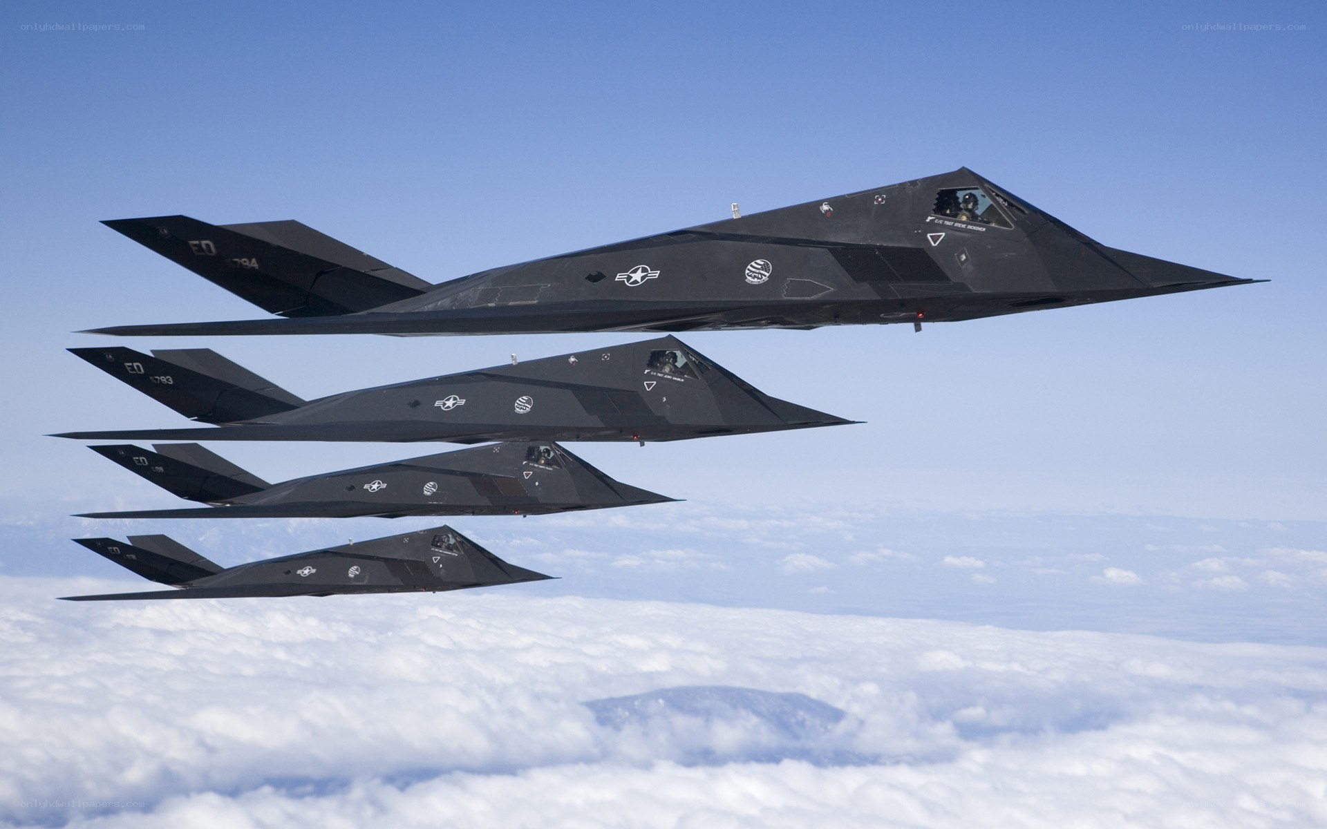 F-117 Nighthawk stealth fighters