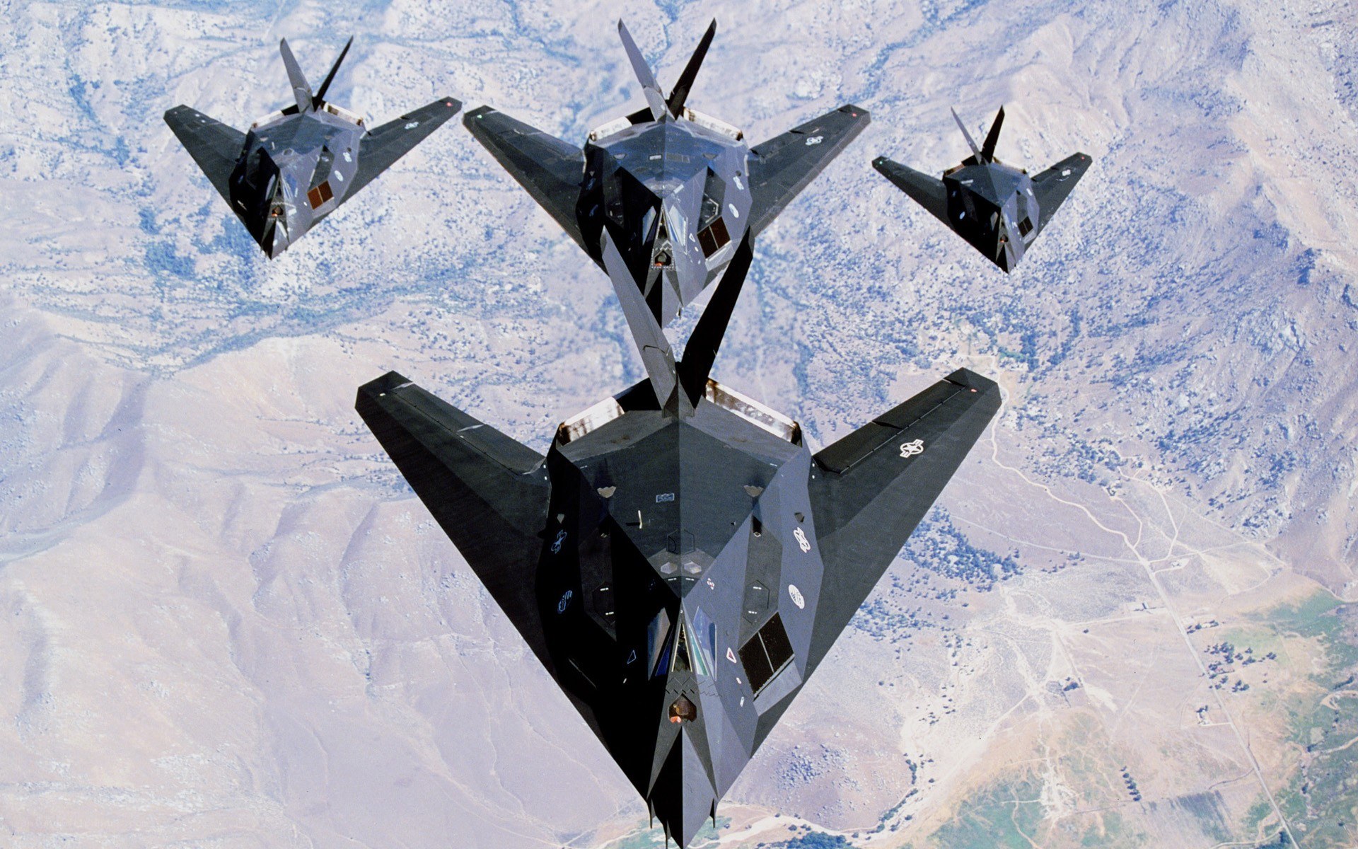 F-117 Nighthawk stealth fighters