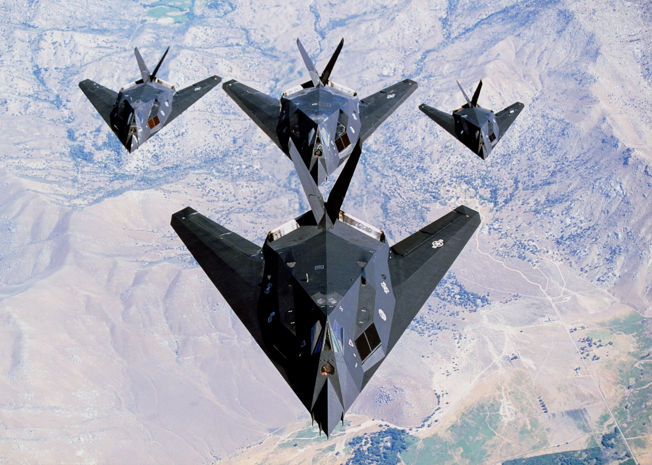 F-117 Nighthawk stealth fighters