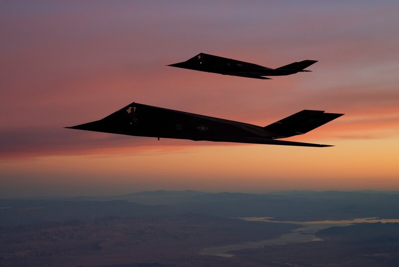 F-117 Nighthawk stealth fighters