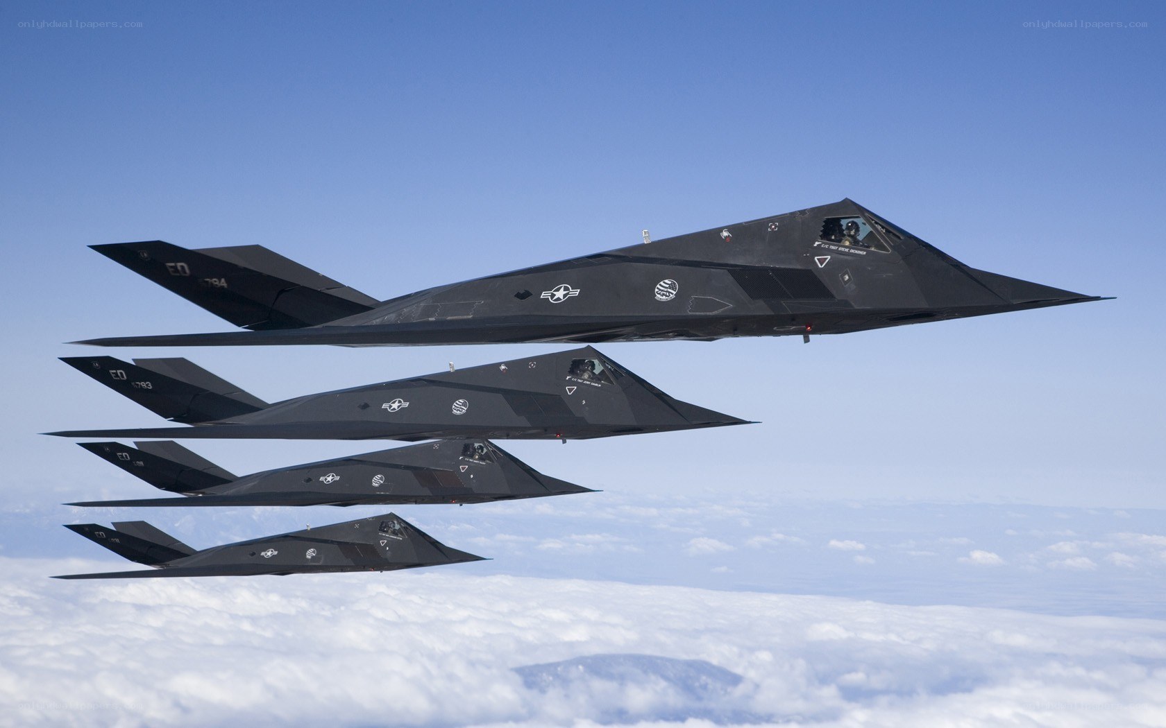 F-117 Nighthawk stealth fighters