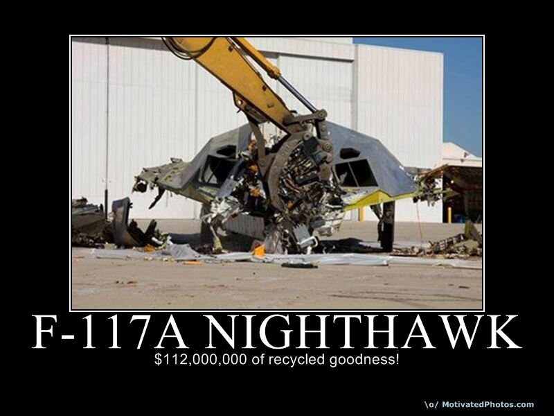F-117A Nighthawk wreckage