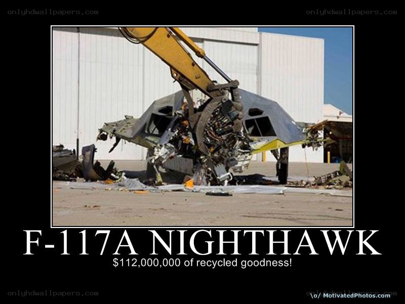 F-117A Nighthawk wreckage