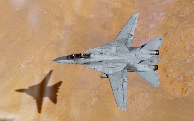 F-14 Tomcat Fighter Jet — Gray
