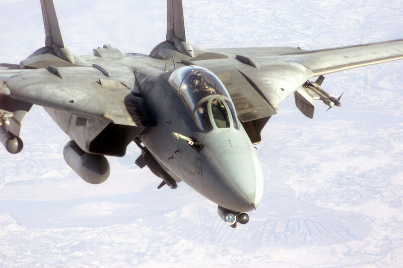 F-14 Tomcat in flight