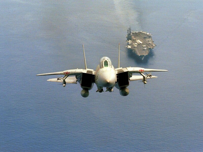 F-14 Tomcat Jet — Blue