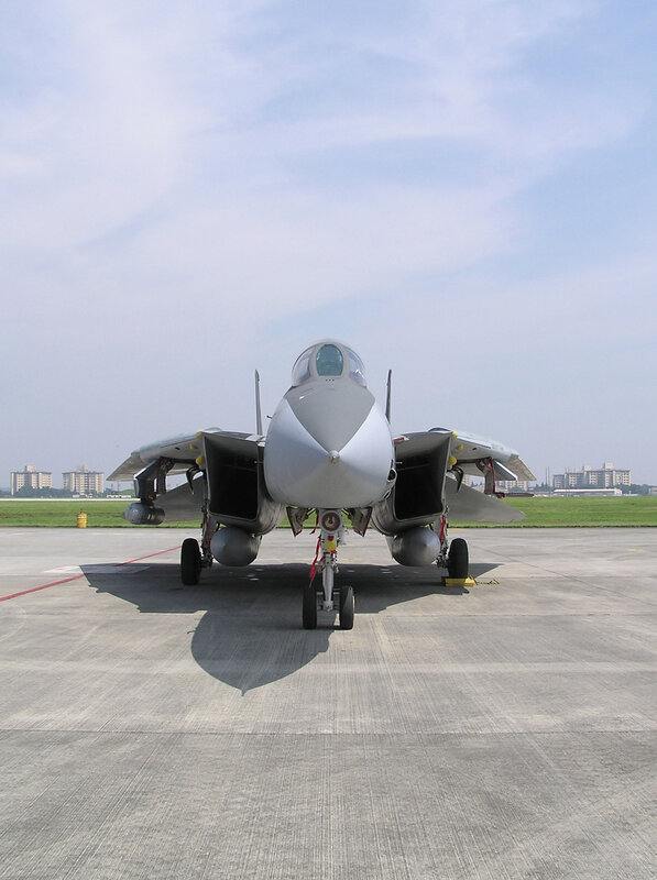 F-14 Tomcat on the tarmac