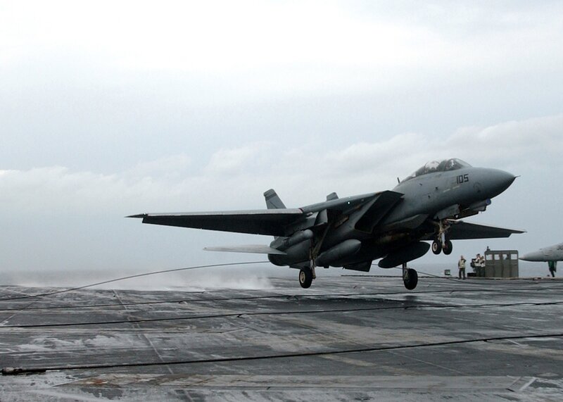 F-14 Tomcat taking off