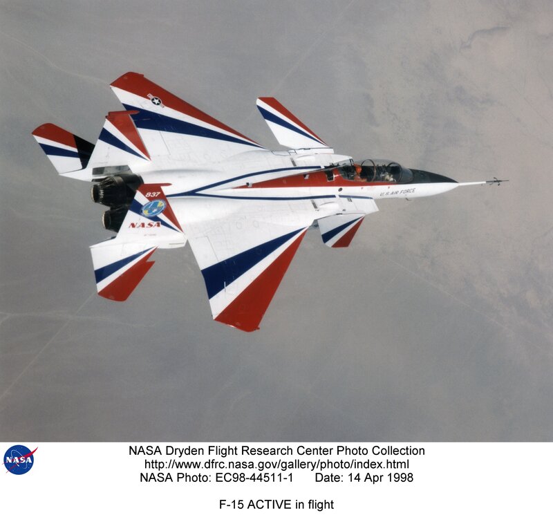 F-15 ACTIVE in flight