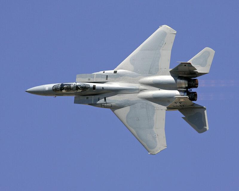 F-15 Eagle Fighter Jet — Blue