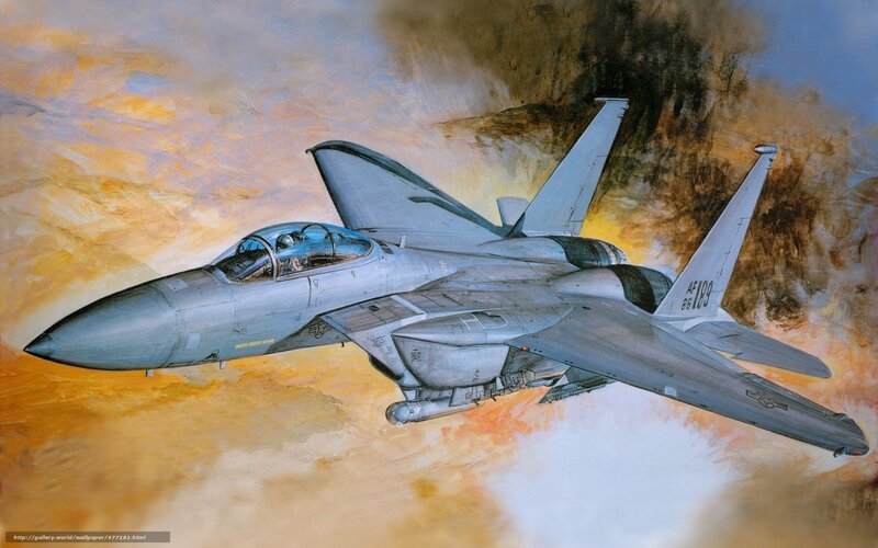 F-15 Eagle Fighter Jet — Gray, Dramatic, Sunset