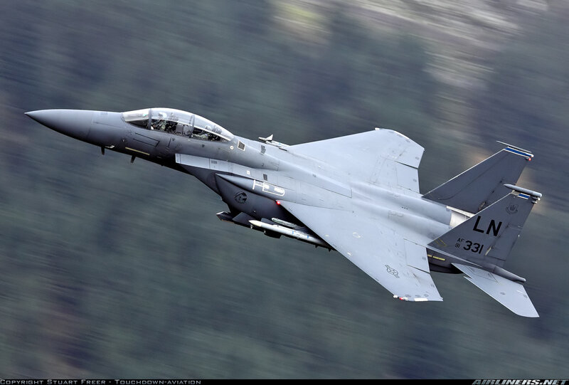 F-15 Eagle Fighter Jet — Gray, Dynamic, Photograph, Aircraft