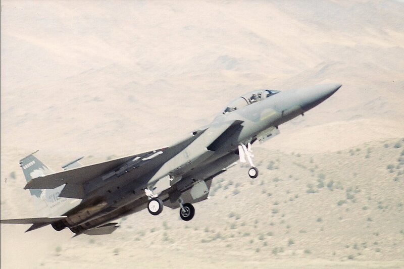 F-15 Eagle Fighter Jet — Gray, Dynamic, Photograph