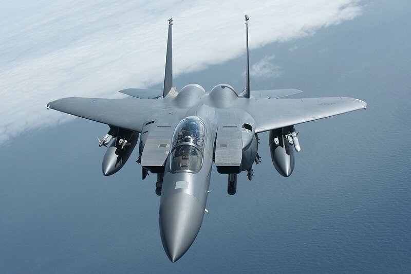F-15 Eagle Fighter Jet — Gray