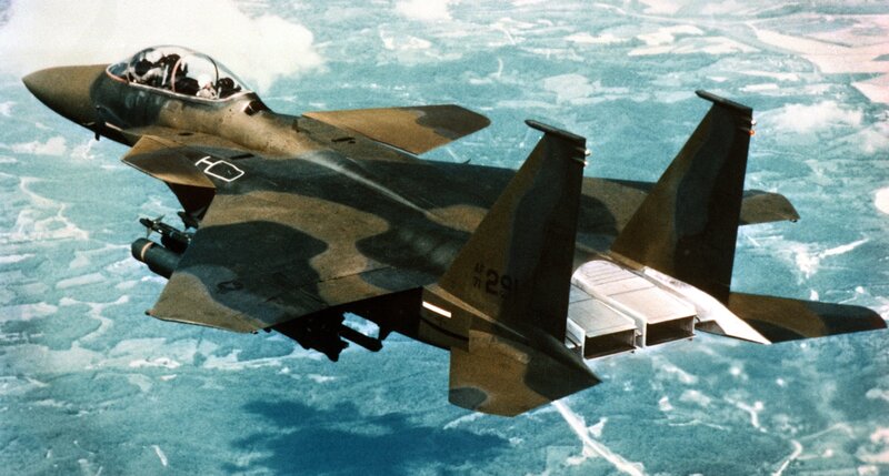 F-15 Eagle Fighter Jet — Green
