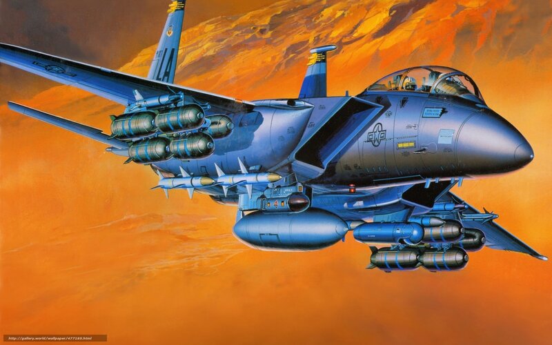 F-15 Eagle fighter jet