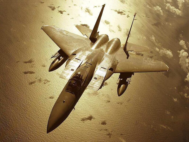 F-15 Eagle in flight