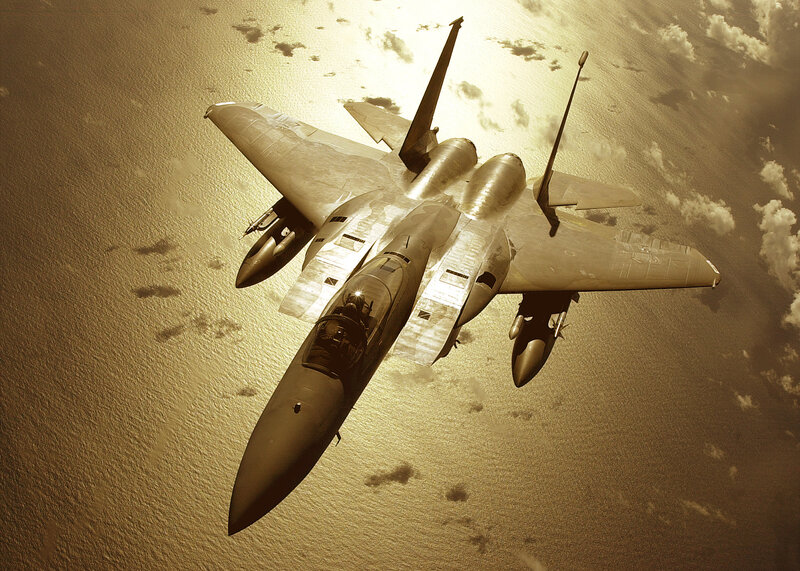 F-15 Eagle in flight