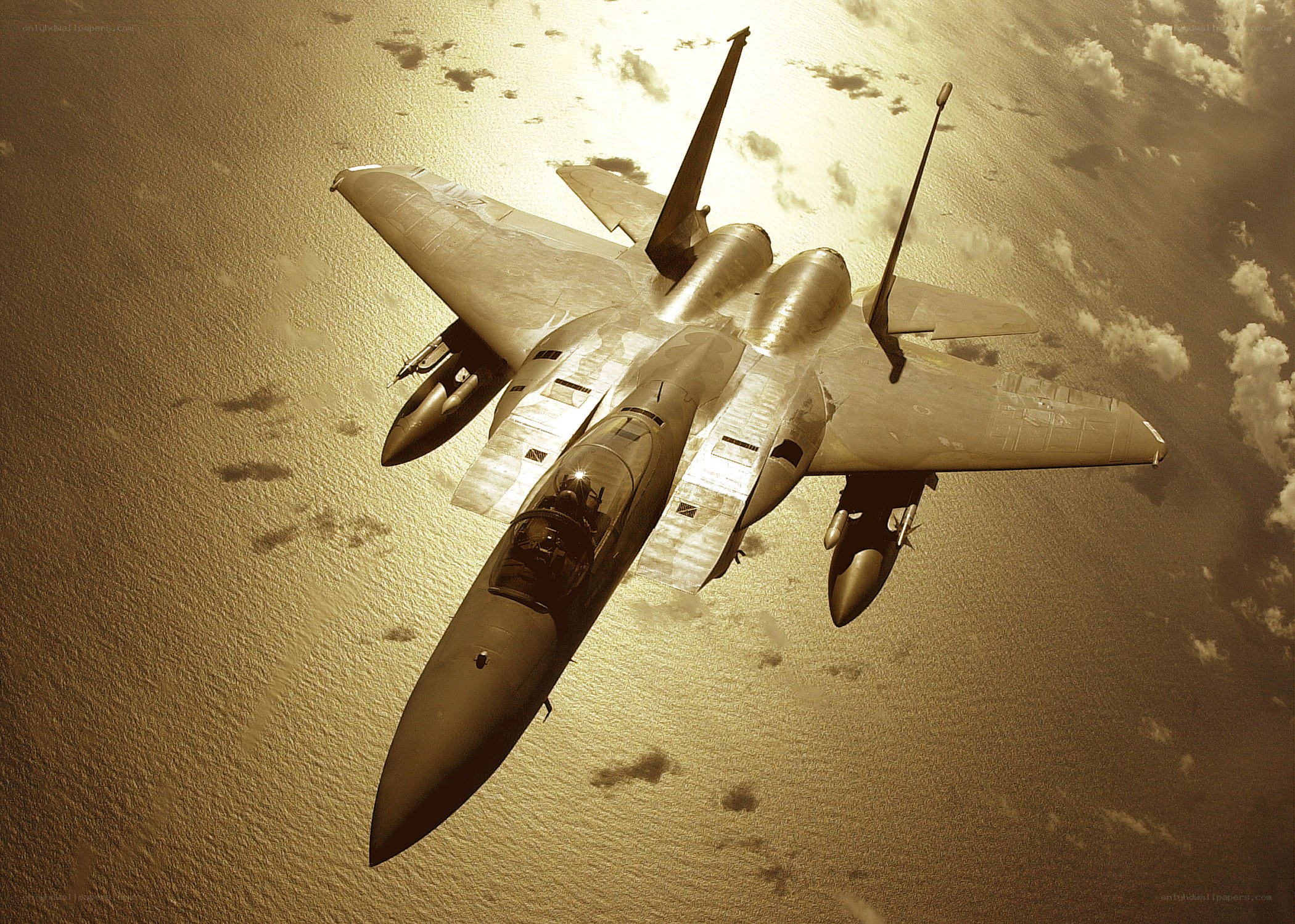 F-15 Eagle in flight