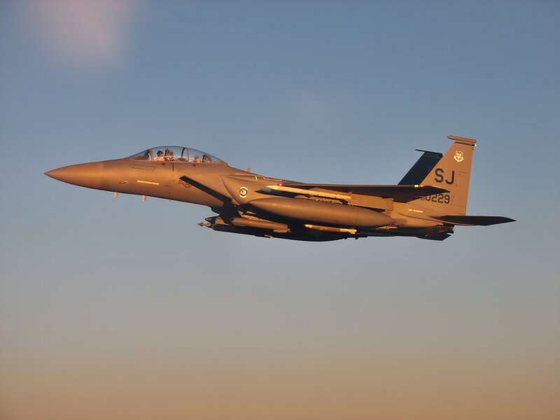 F-15 Eagle in flight