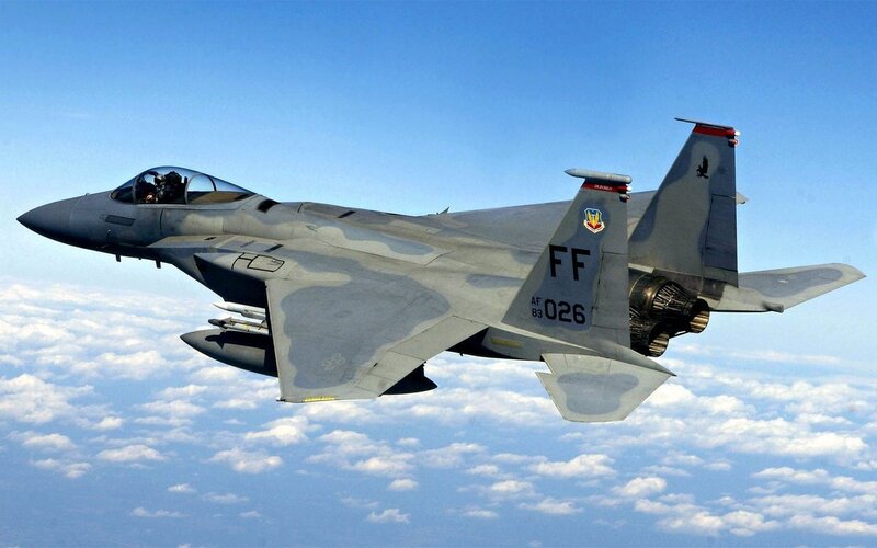 F-15 Eagle in flight