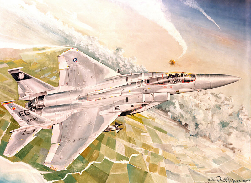 F-15 Eagle in flight