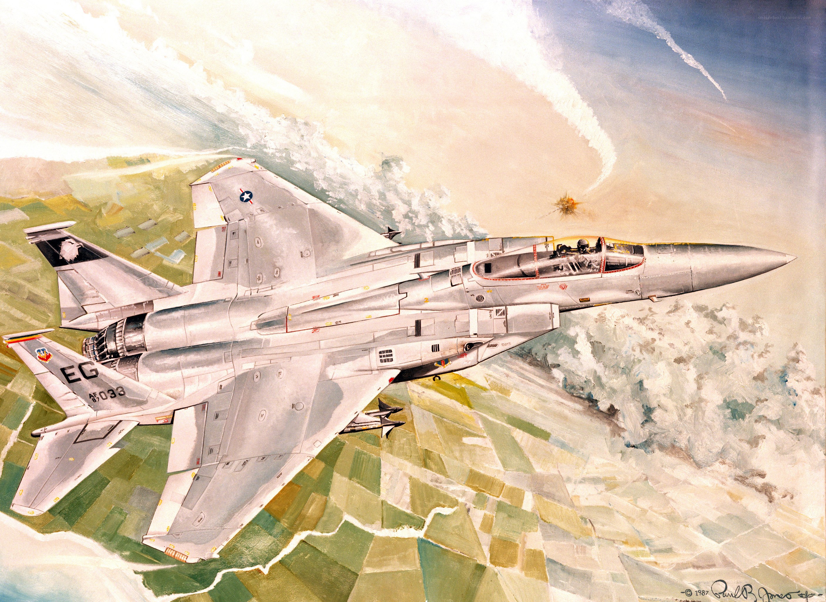 F-15 Eagle in flight