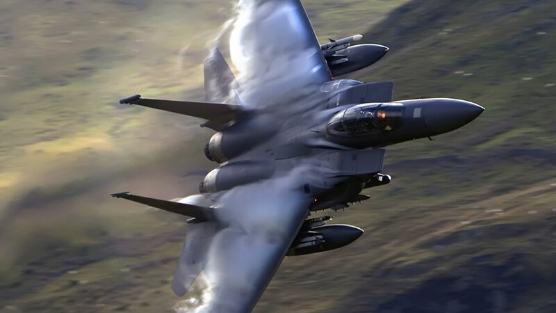F-15 Eagle in flight