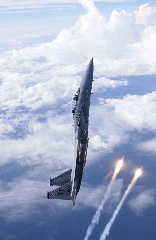 F-15 Eagle in flight