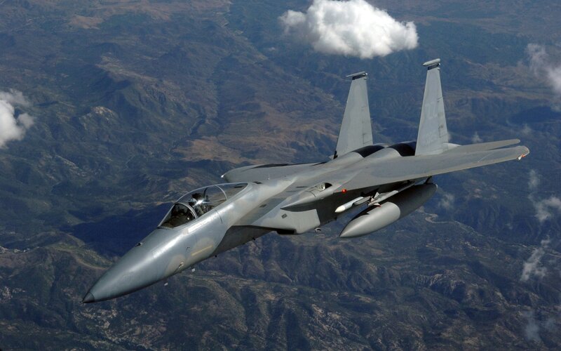 F-15 Eagle in flight