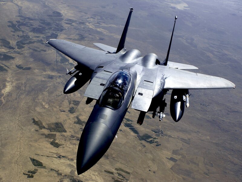 F-15 Eagle in flight