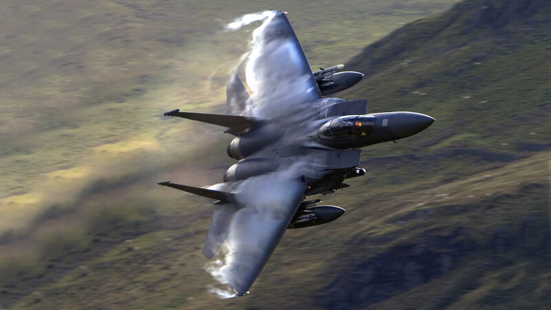F-15 Eagle in flight