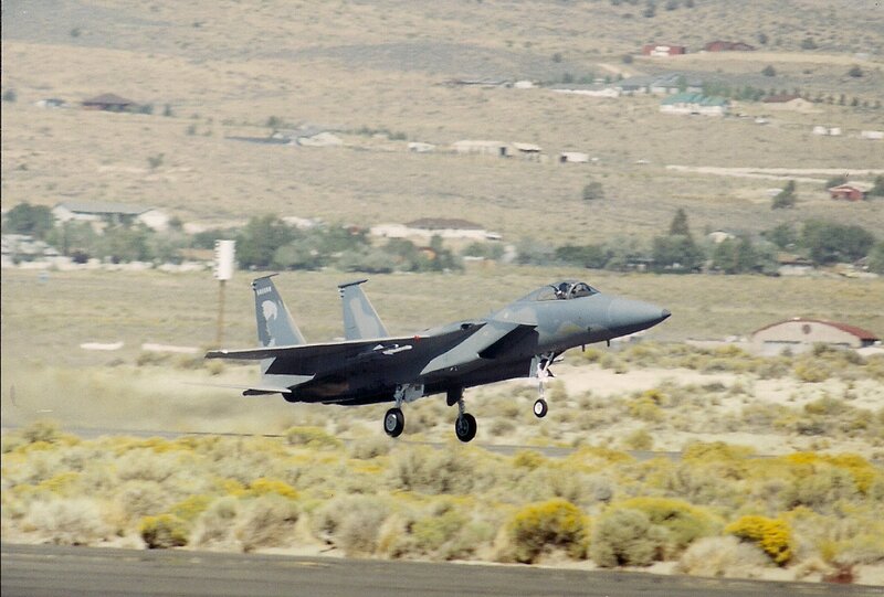 F-15 Eagle Jet — Gray, Neutral