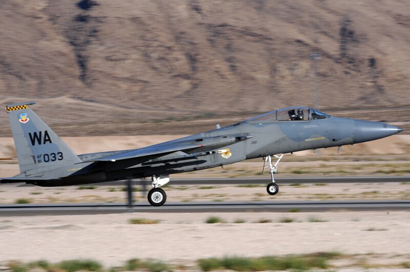 F-15 Eagle on runway