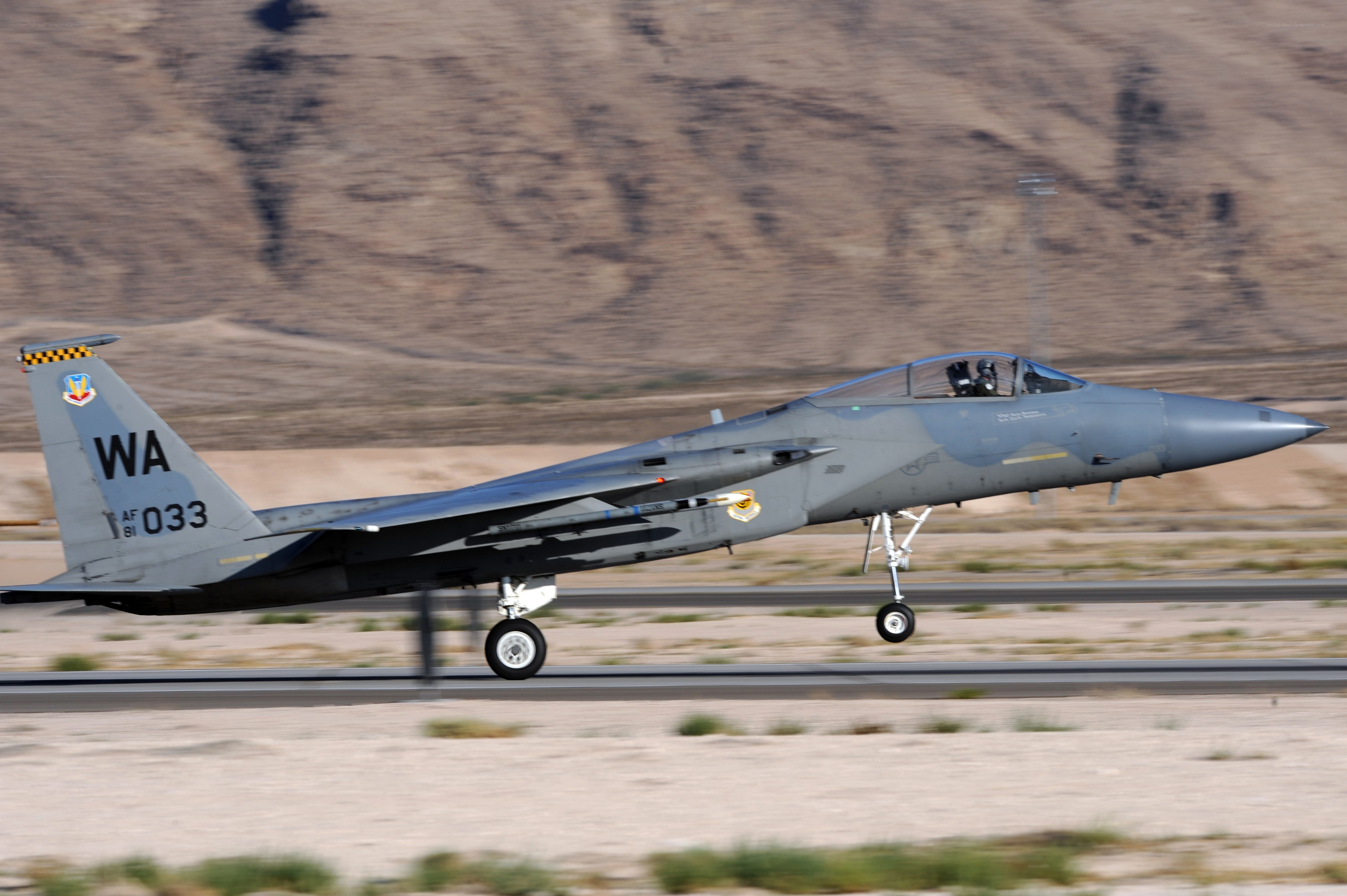 F-15 Eagle on runway