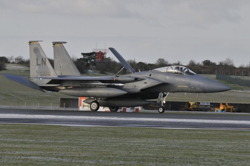 F-15 Eagle on runway