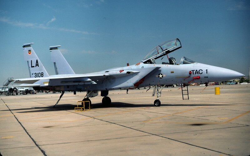 F-15 Eagle on tarmac