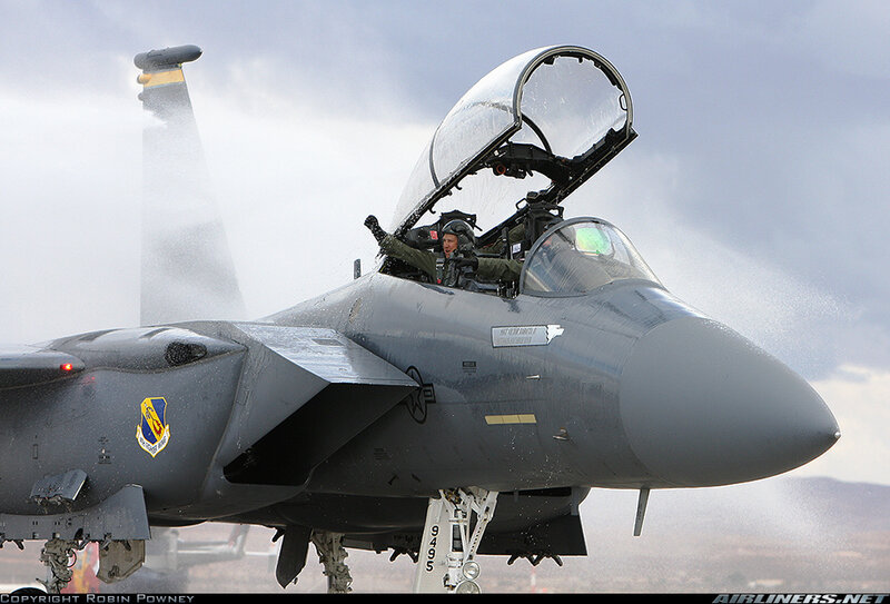 F-15 Eagle on the tarmac
