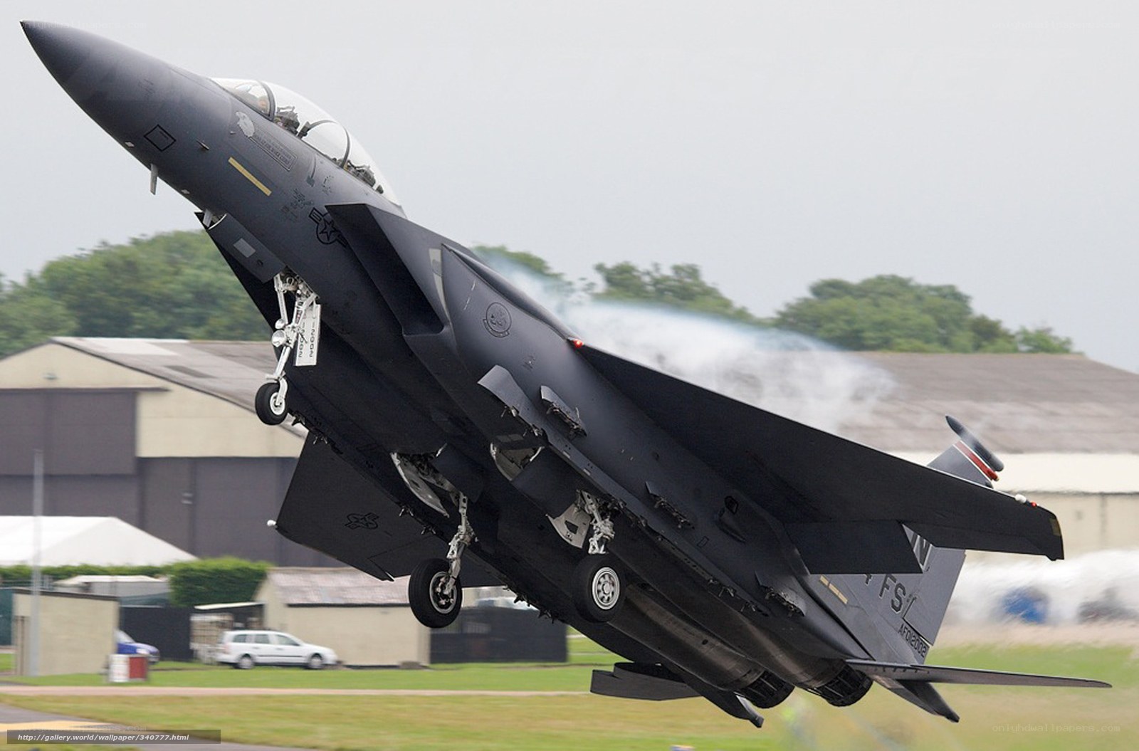 F-15 Eagle taking off
