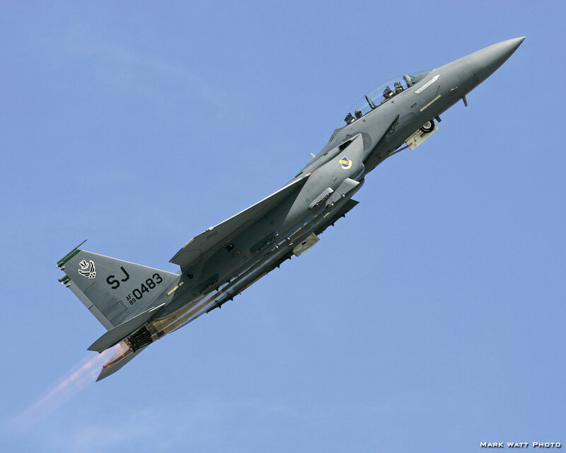 F-15 Fighter Jet — Blue, Dynamic