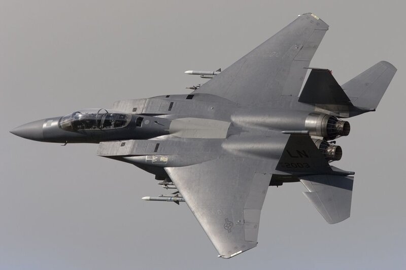 F-15 Fighter Jet — Gray, Neutral, Photograph
