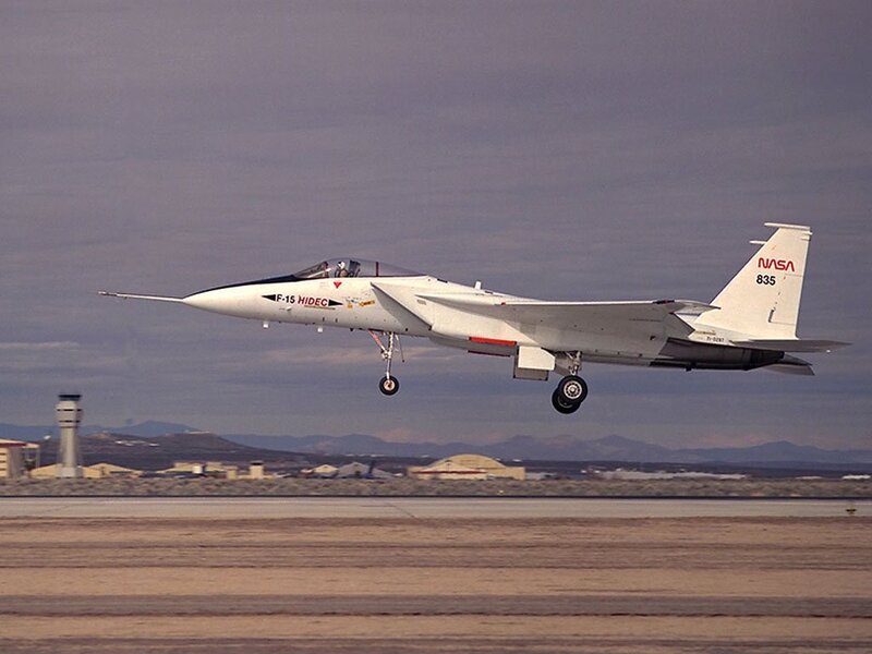 F-15 Fighter Jet — White, Neutral