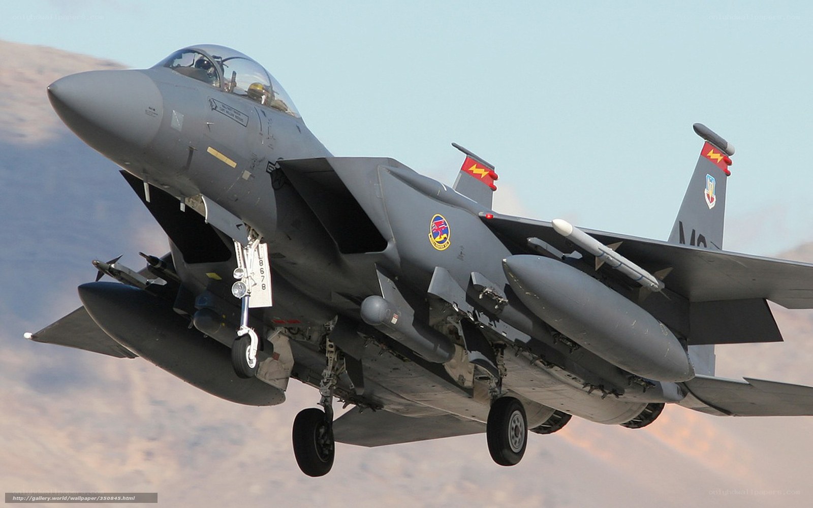F-15E Strike Eagle in flight