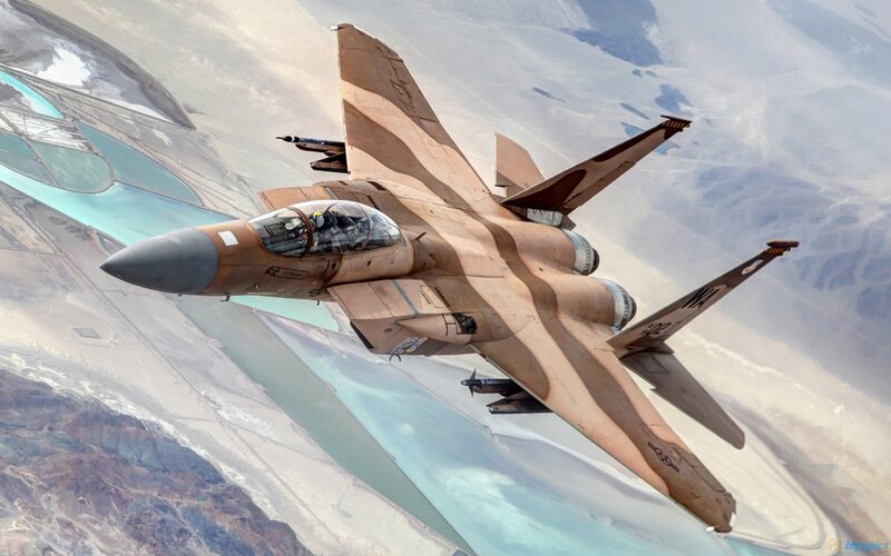 F-16 Fighter Jet — Brown