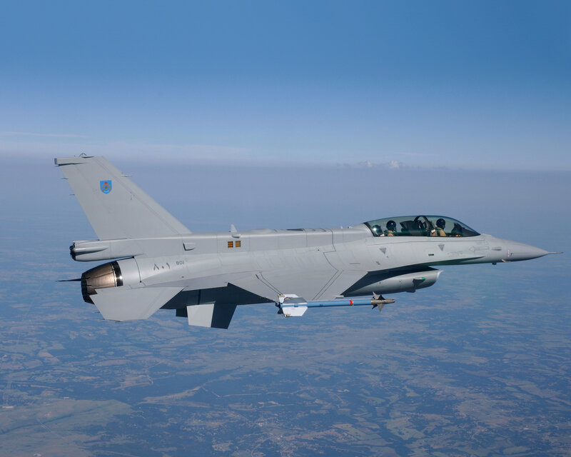 F-16 Fighter Jet — Gray, Calm, Afternoon, Photograph, Pilot, Missile, Clouds