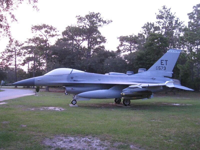 F-16 Fighter Jet — Gray, Calm, Sunset